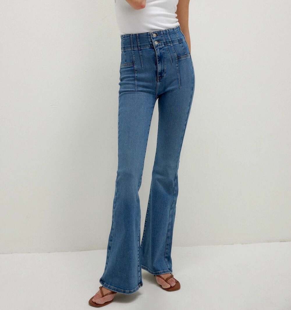 Free People We The Free Jayde Flare High-Rise Jeans 29